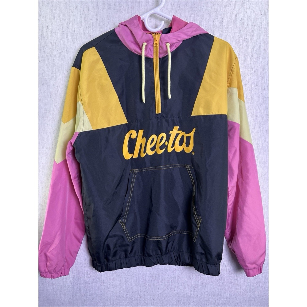 Cheetos Chester Cheetah Basketball Hooded Pullover Windbreaker Adult Size Small‎